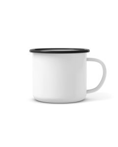 Olina enamel mug white 258 ml