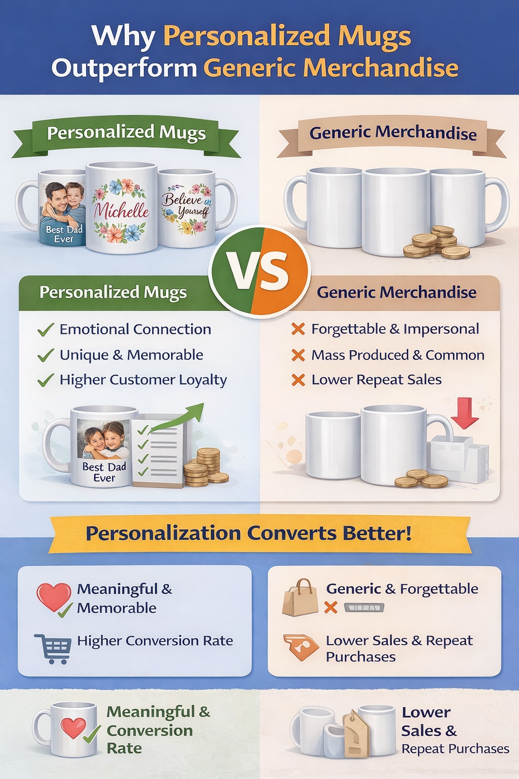 Why Personalized Mugs Outperform Generic Merchandise