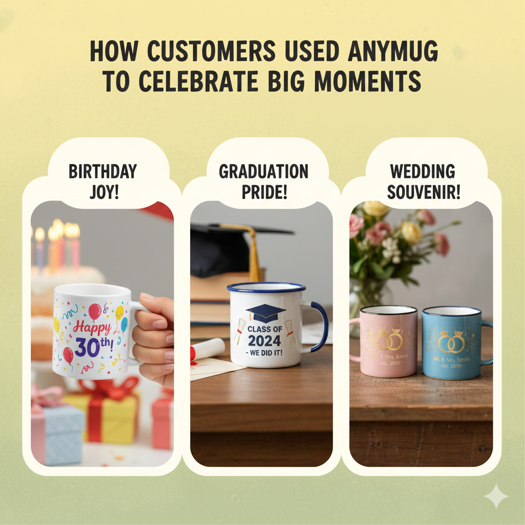 How These Customers Used AnyMug to Celebrate Big Moments
