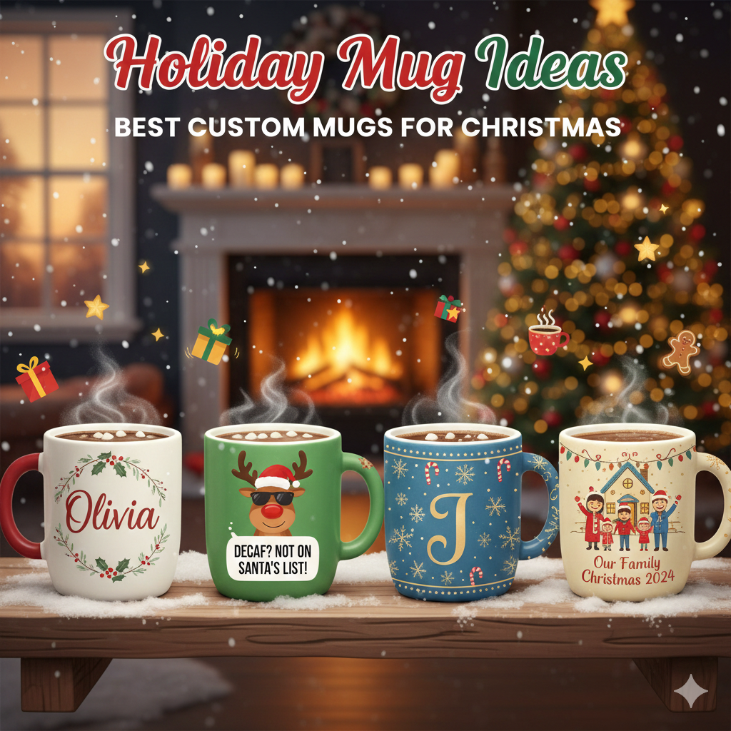 Holiday Mug Ideas: Best Custom Mugs for Christmas