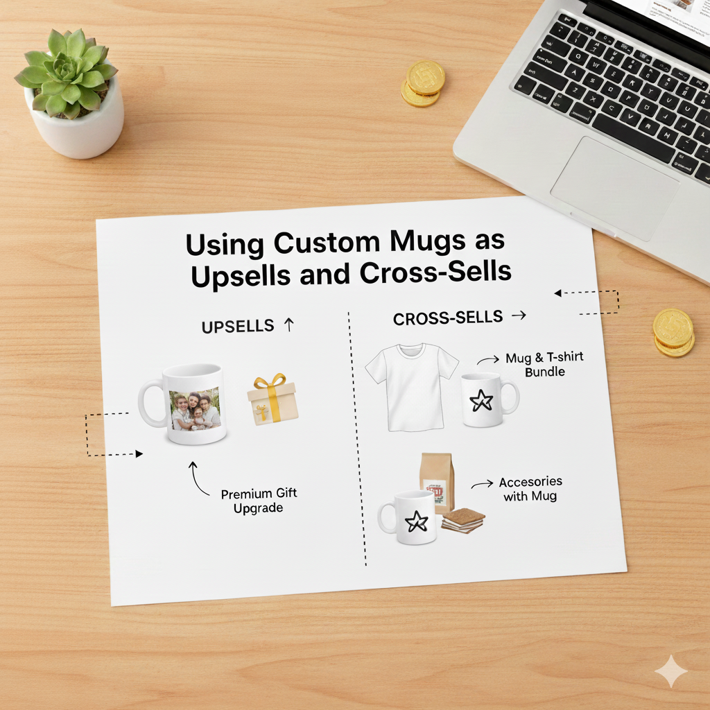 Using Custom Mugs as Upsells and Cross-Sells