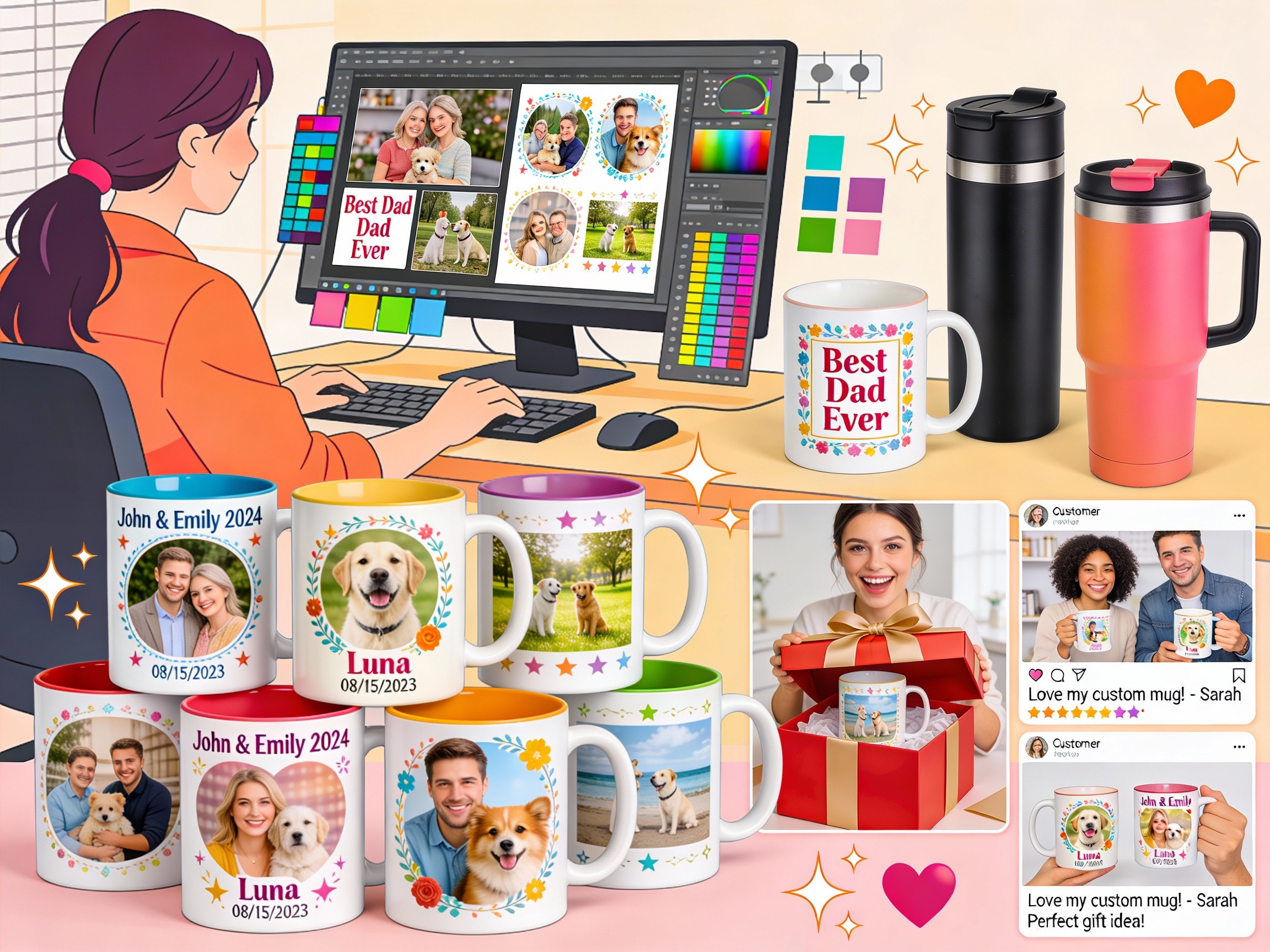 How to Create Personalized Photo Mugs That Customers Adore