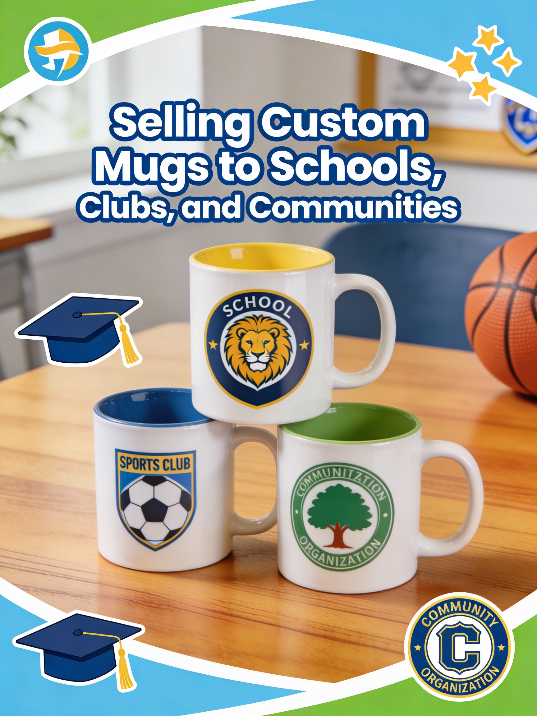 Selling Custom Mugs to Schools, Clubs, and Communities