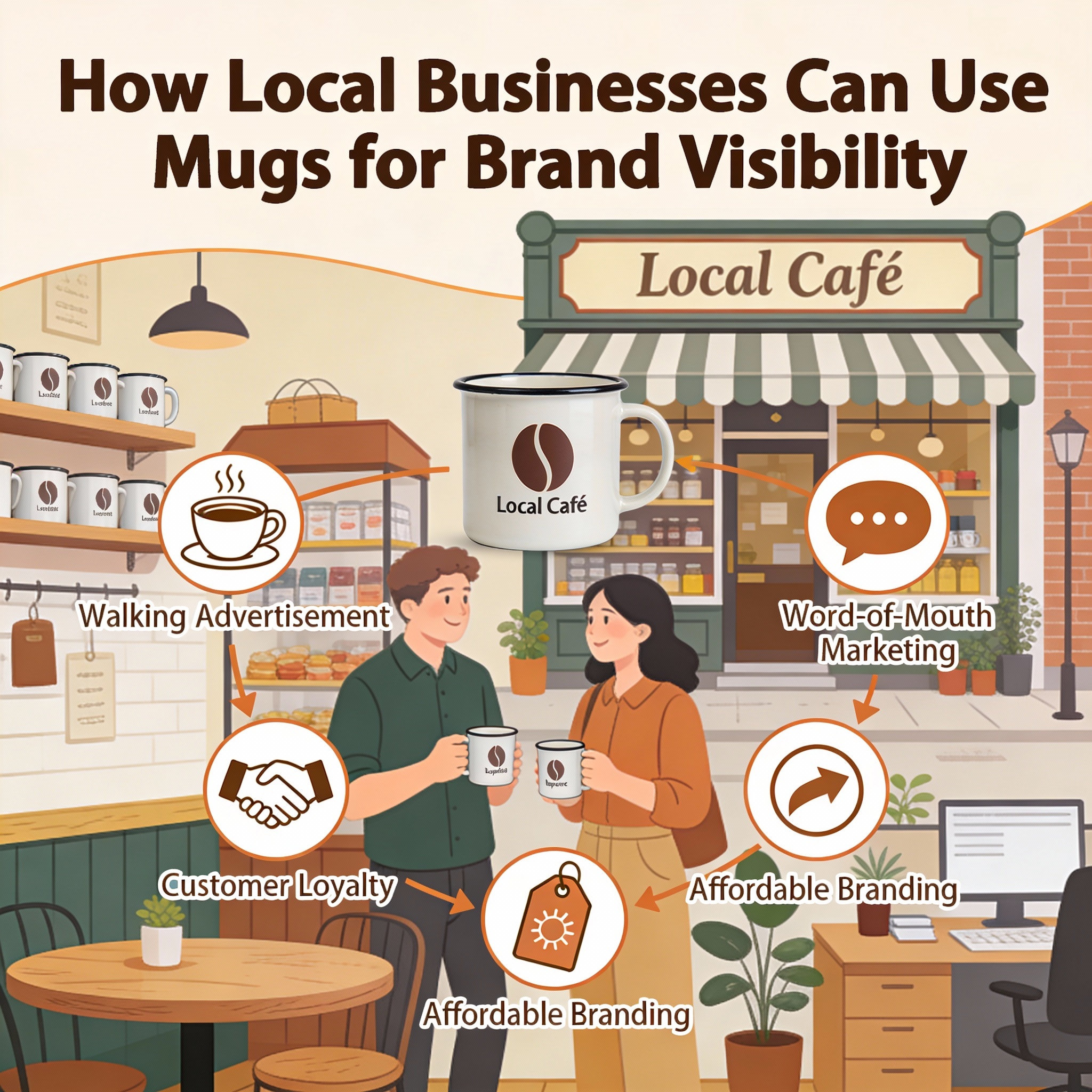 How Local Businesses Can Use Mugs for Brand Visibility